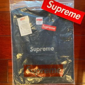 Supreme Swarovski Tee Black XL
